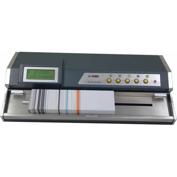 JC-3200C Desktop Automatic Card Counter Dual Technology 110 or 220 Vac JC-3200C Desktop Automatic Card Counter Dual Technology 110 or 220 Vac