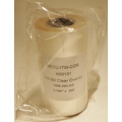 Ribbon clear overlay 1000 cards per roll