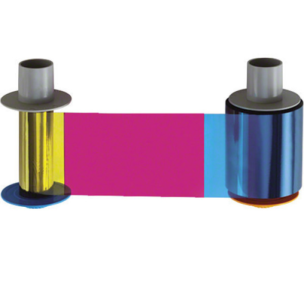 Fargo 45200 YMCKO Color Ribbon, 500 Prints