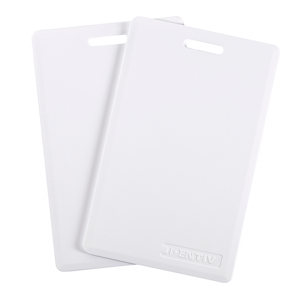 Proximity Credential Blank Card ABS Clamshell-Vertical Slot Punch (100)