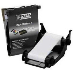 Zebra 800011-109 C Series white monochrome ribbon for P3xx, P4xx, P5xx printers, 850 images
