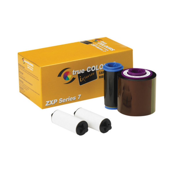 Zebra 800077742 Ribbon, Color-YMCKO, 750 Images, ZXP7,HS